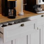Hanah Home Nero Quad 1600-224 Coffee Stand Blanco